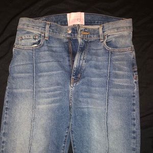 revice star crop jeans